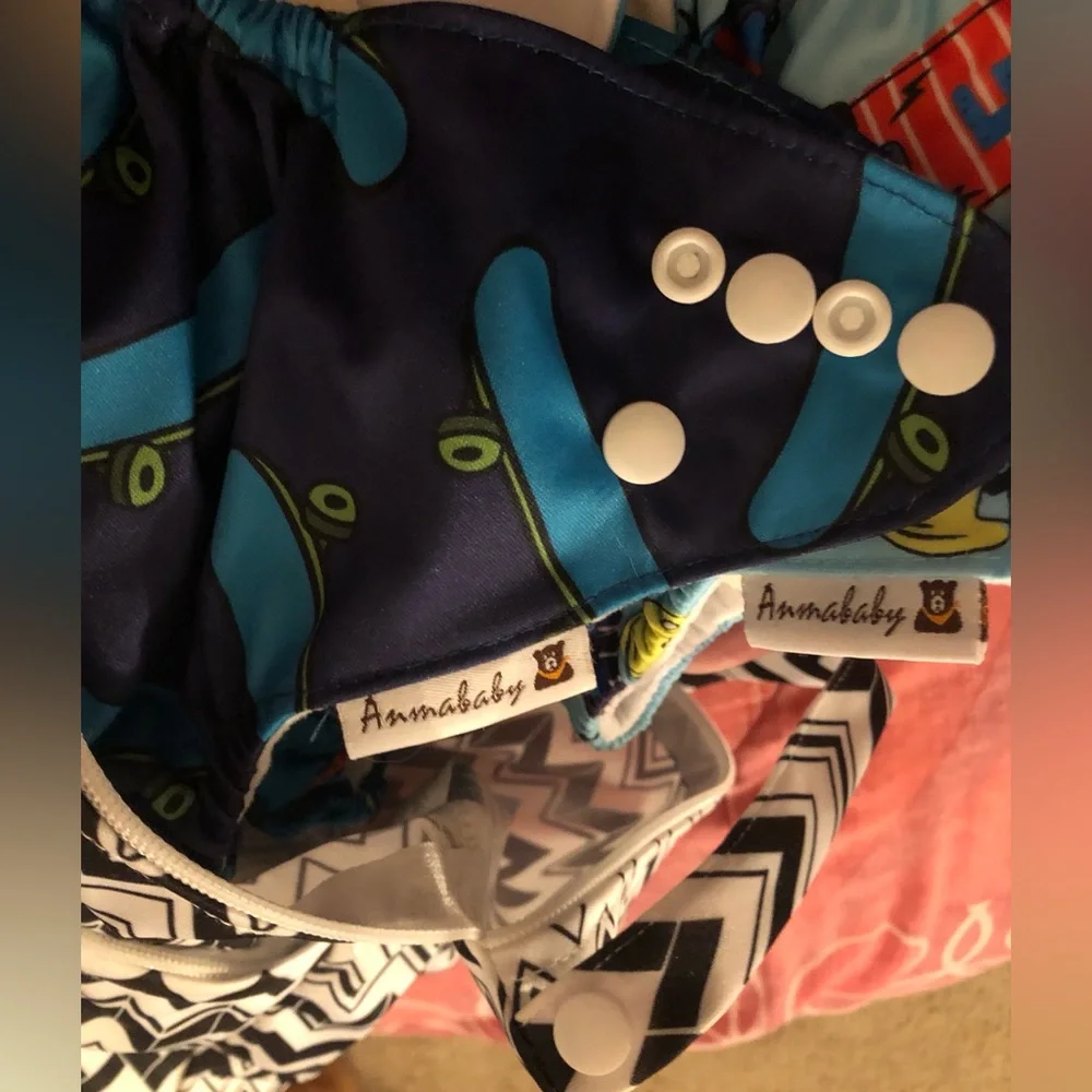 5 Pairs Anmababy Cloth Diapers Bundle